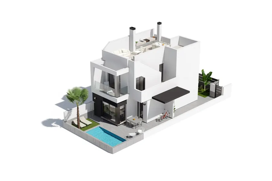 Villa 3+kk — Santiago De La Ribera — Foto 1