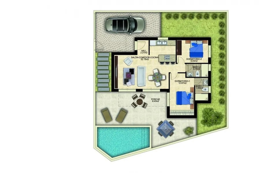 Villa 3+kk — Benijofar — Foto 3